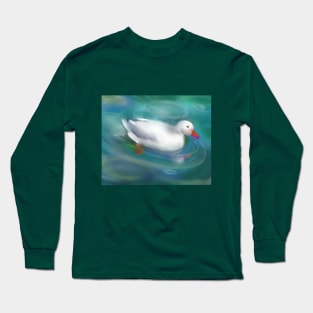 Swimming Duck Long Sleeve T-Shirt